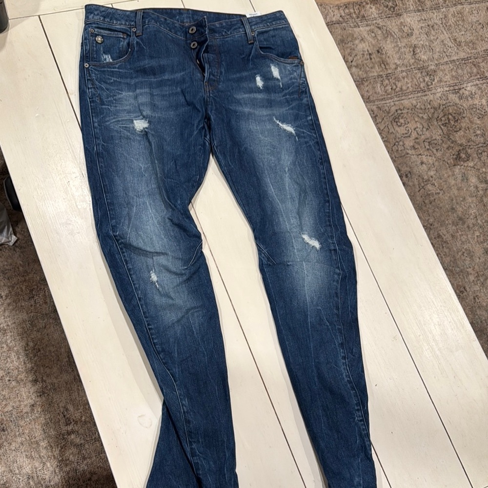 G-Star Blue Skinny Jeans